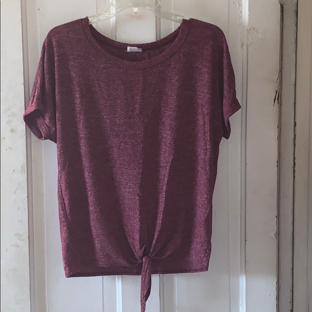 Red blouse